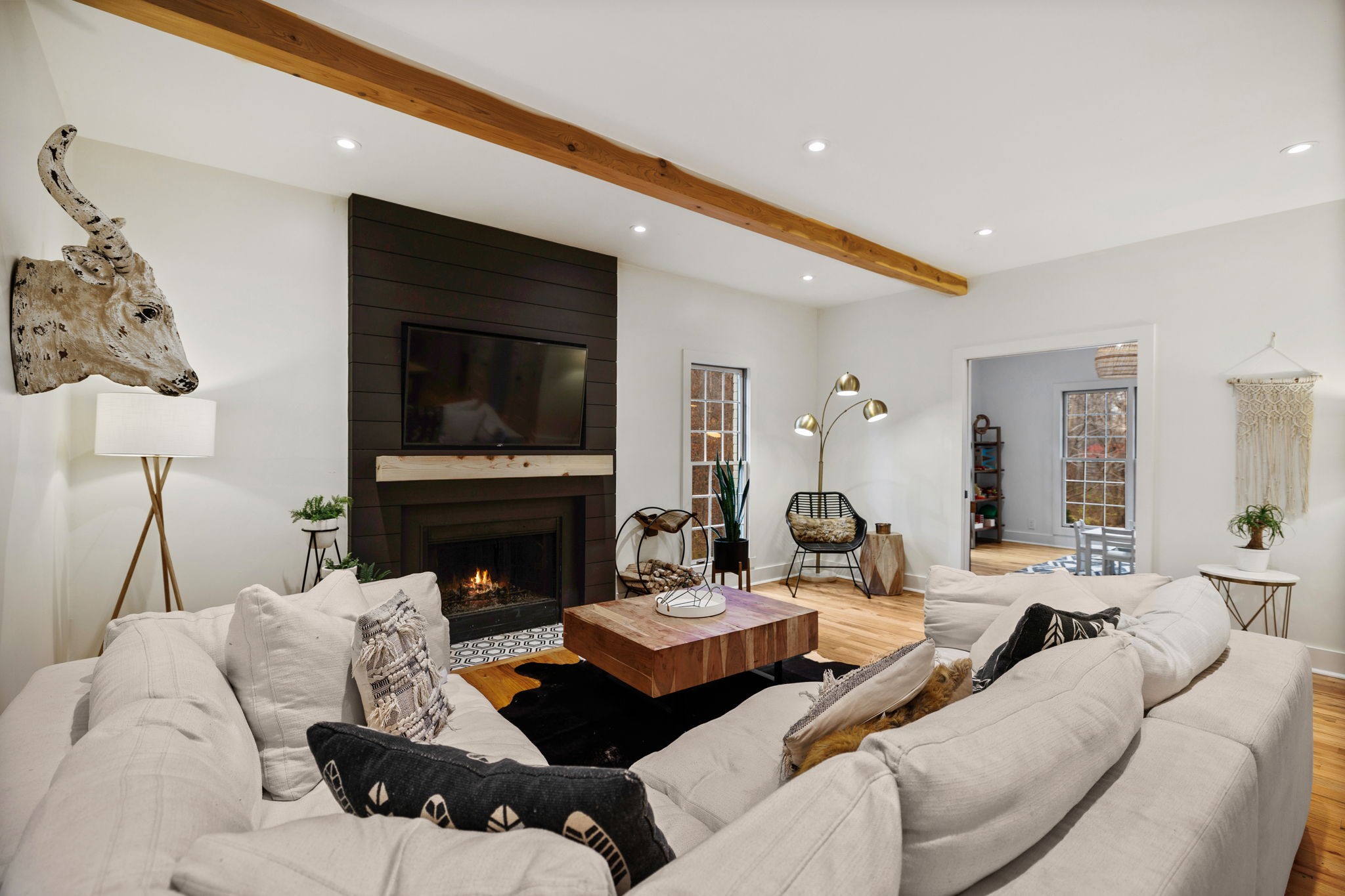 3945 New Highway 96 West Franklin, TN 37064 - Photo 26 of 69 a living room with furniture and a fireplace