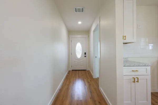 a window in an empty room