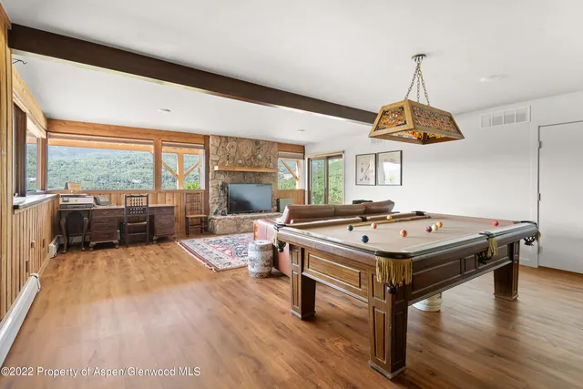 a view of a city from a balcony