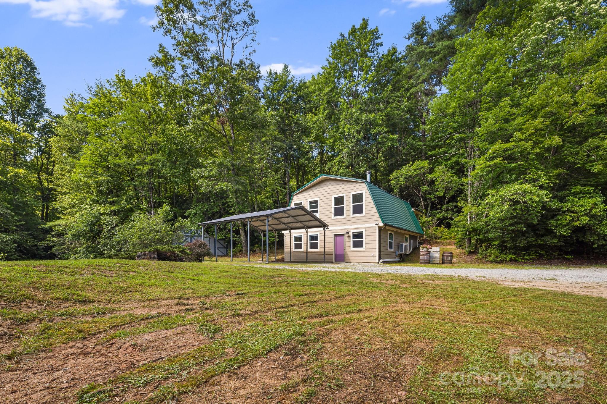 1101 Line Runner Ridge Road Rosman, NC 28772 - Photo 32 of 47 a house view with a outdoor space
