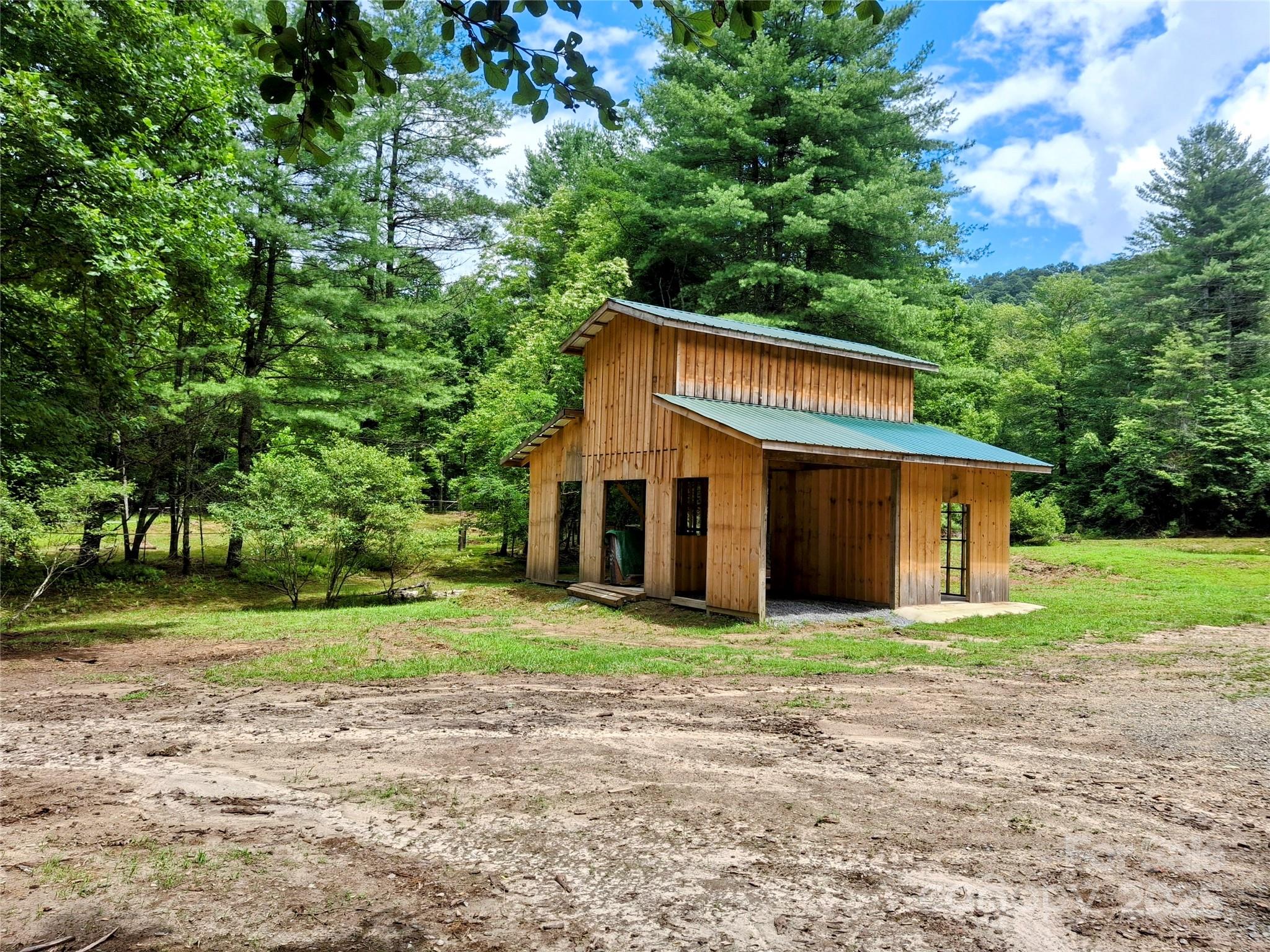 1101 Line Runner Ridge Road Rosman, NC 28772 - Photo 4 of 47 a front view of house with yard and green space