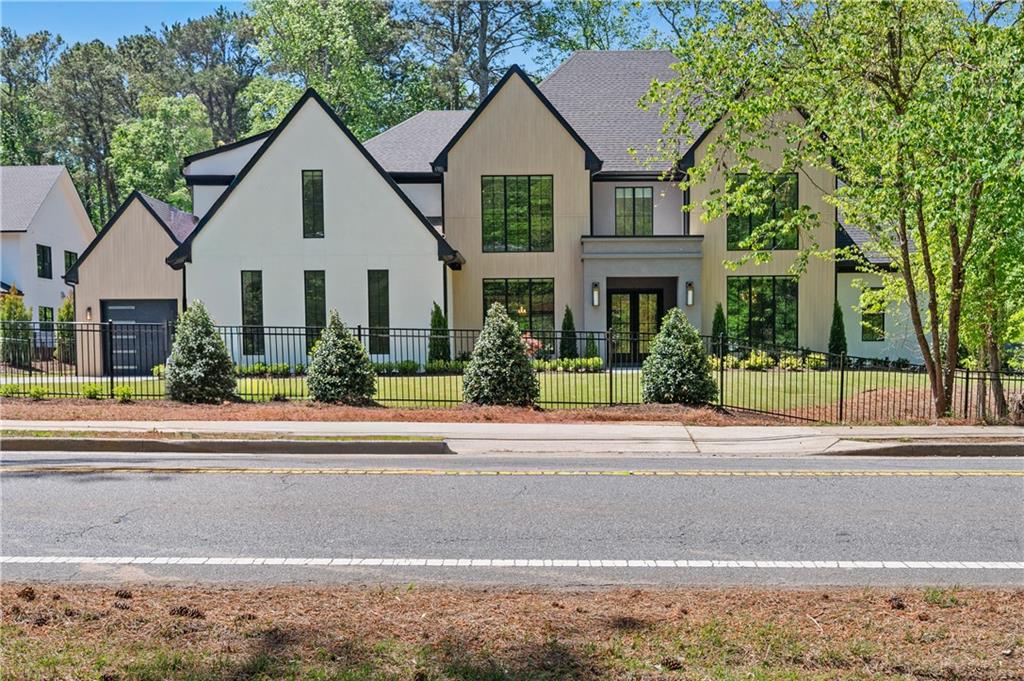 front view of house with a yard