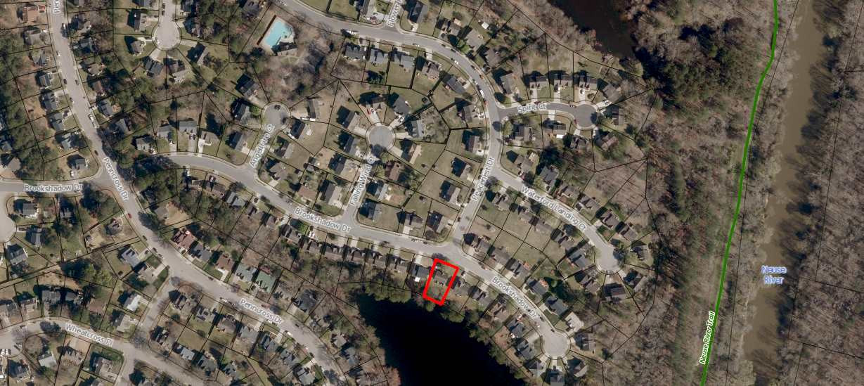 5716 Brookshadow Drive Raleigh, NC 27610 - Photo 6 of 7 Imaps Areial Vew