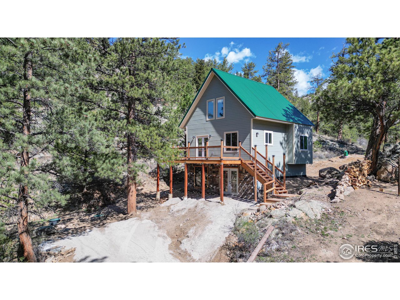 80 Hot Spur Lane Drake, CO 80515 - Photo 34 of 40 a house view with a outdoor space