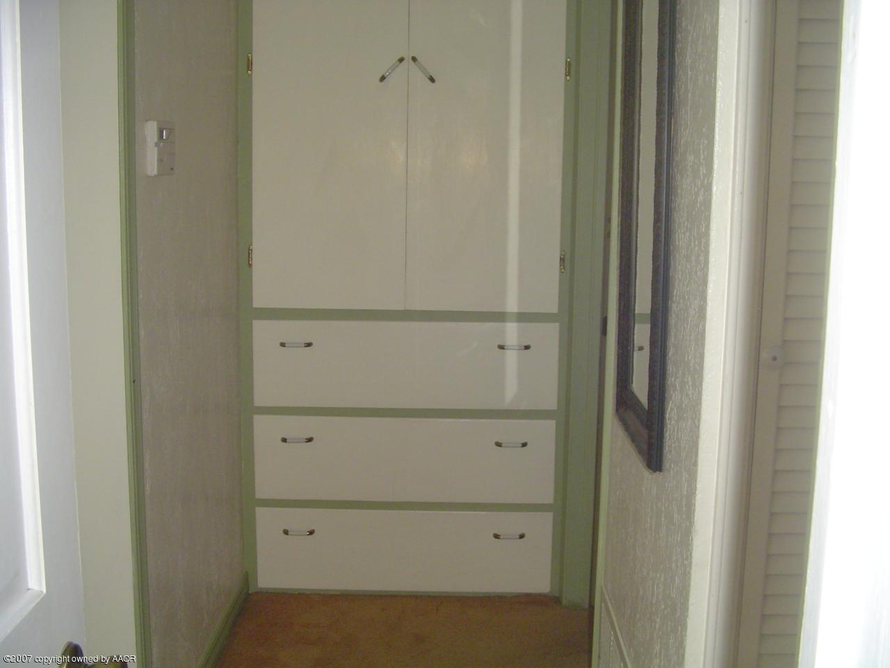 4126 South Travis Street Amarillo, TX 79110 - Photo 8 of 12 a view of a closet