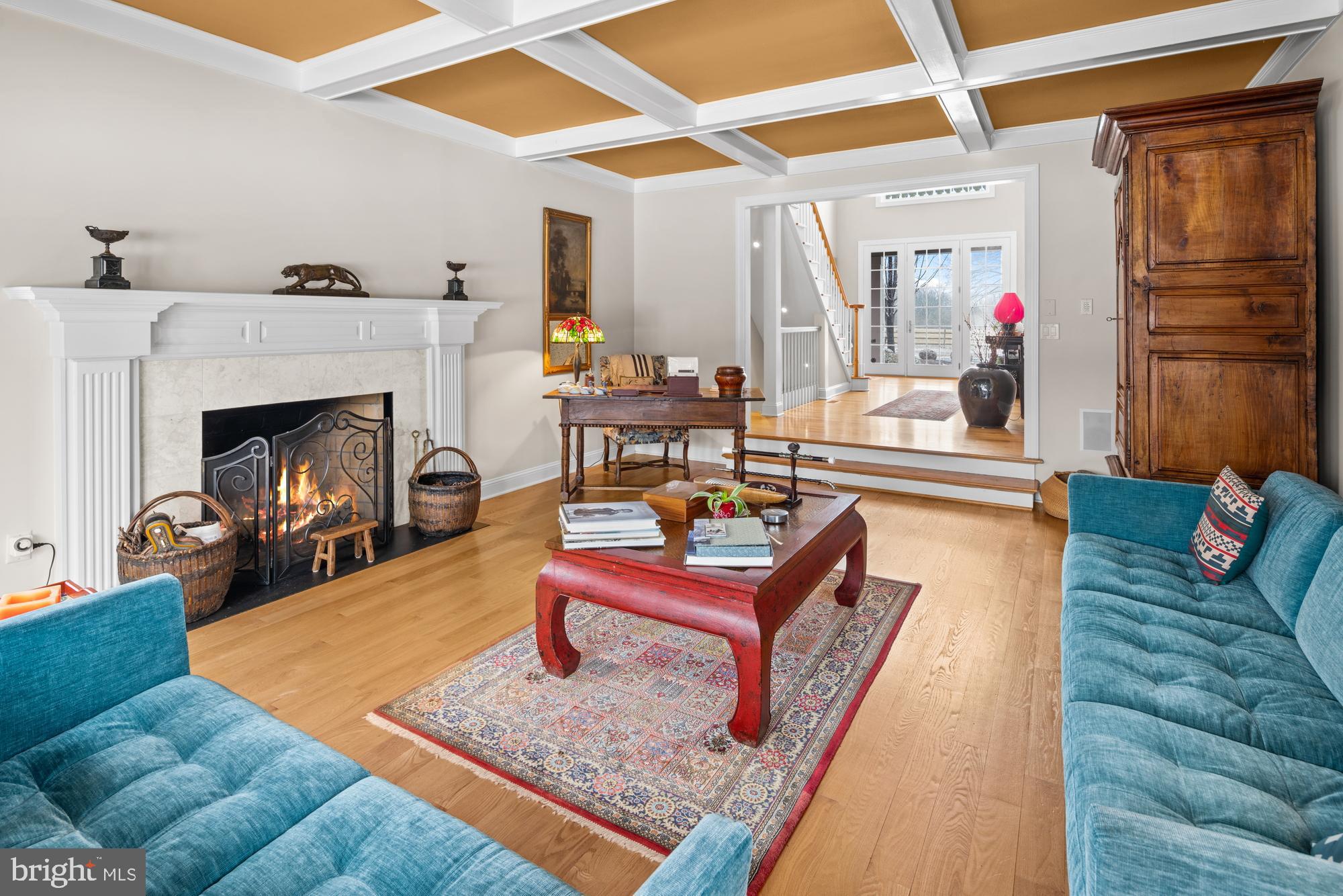 463 Federal City Road Pennington, NJ 08534 - Photo 17 of 47 Living room looking into foyer.