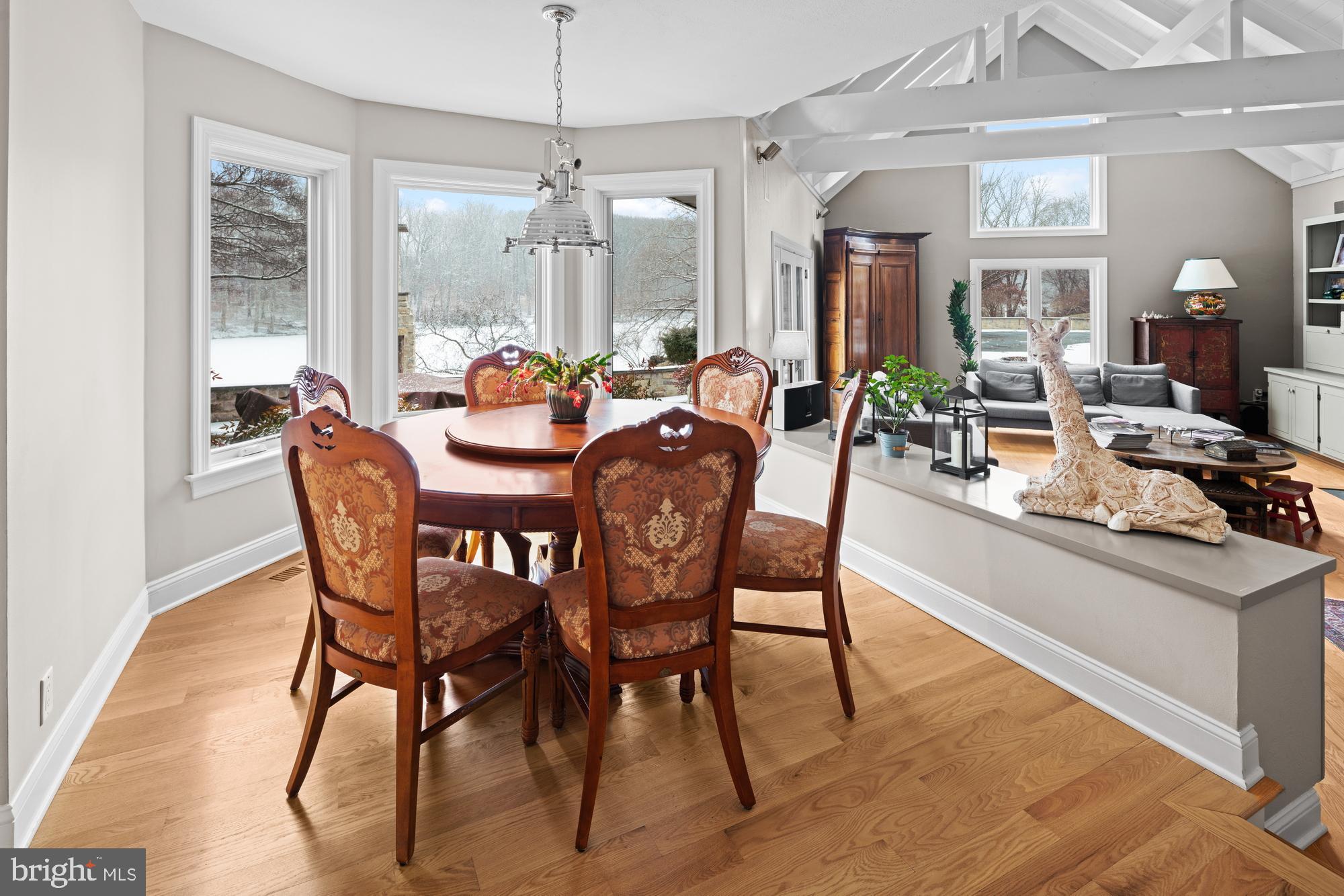 463 Federal City Road Pennington, NJ 08534 - Photo 22 of 47 Breakfast room with lake front views.