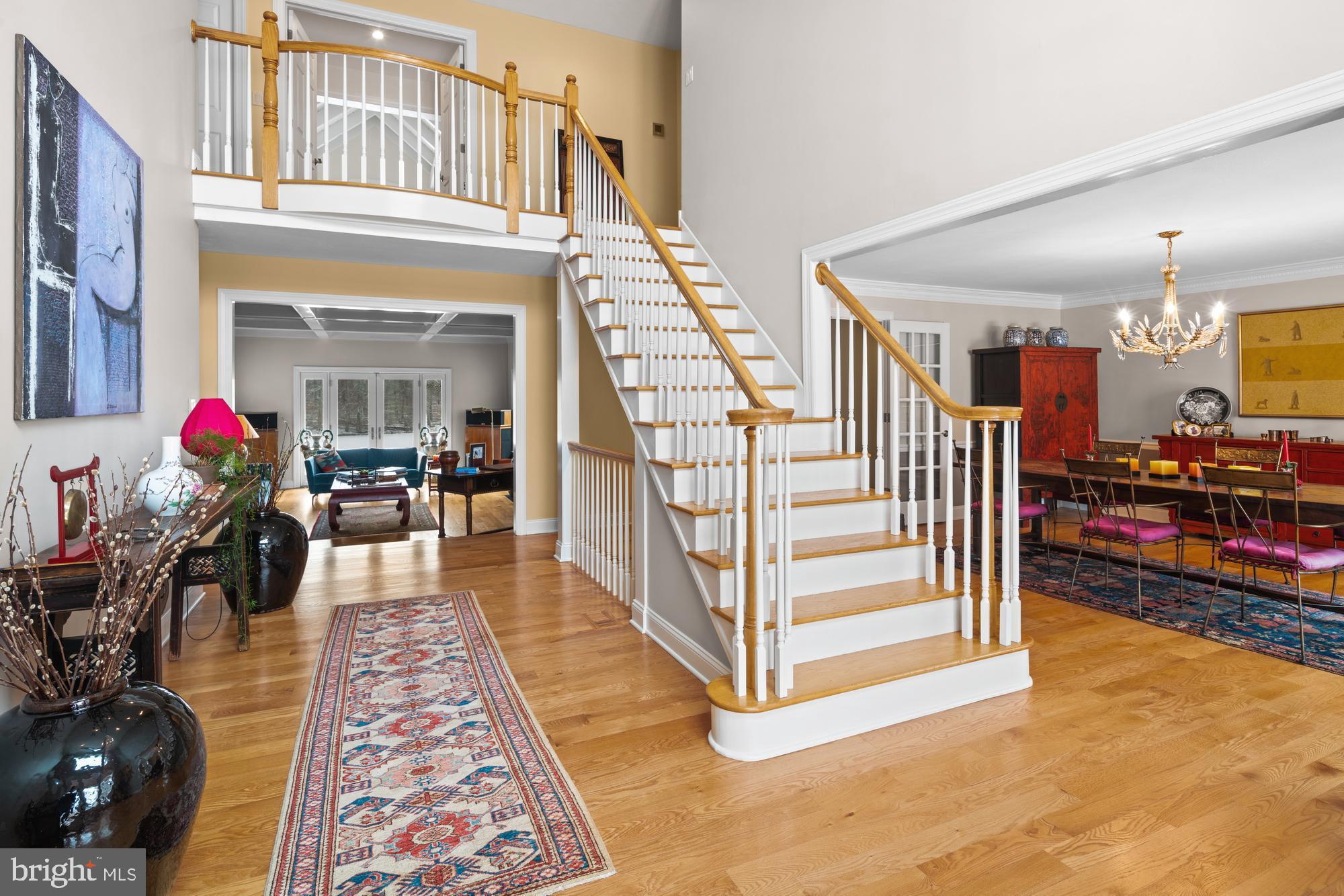 463 Federal City Road Pennington, NJ 08534 - Photo 32 of 47 Open staircase to second floor.