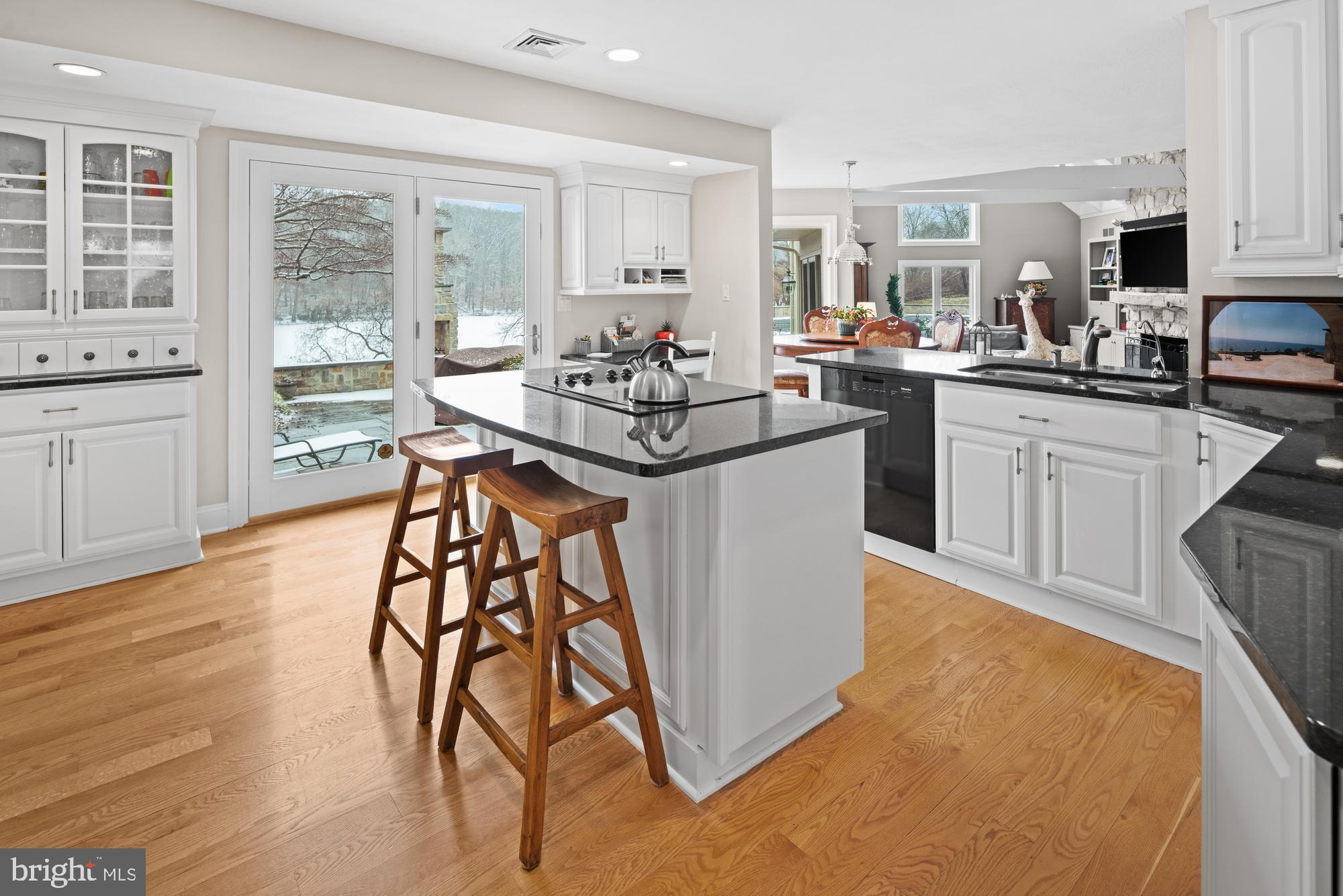 463 Federal City Road Pennington, NJ 08534 - Photo 6 of 47 Kitchen with French doors to patio.
