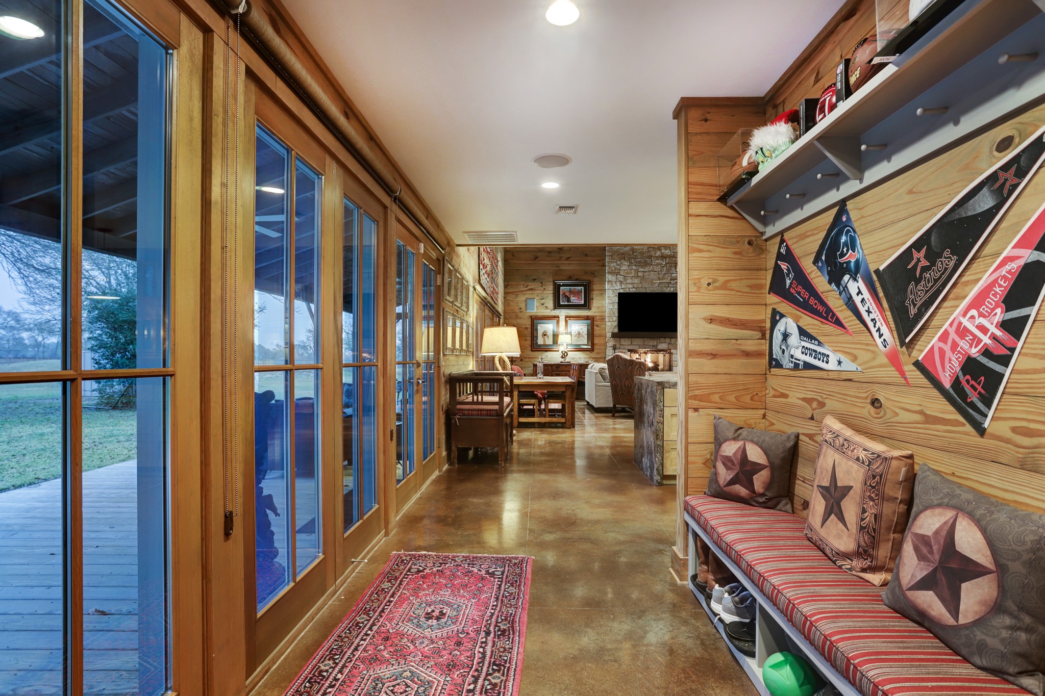 1585 Round Top Road Round Top, TX 78954 - Photo 8 of 26 a view of an entryway with wooden floor