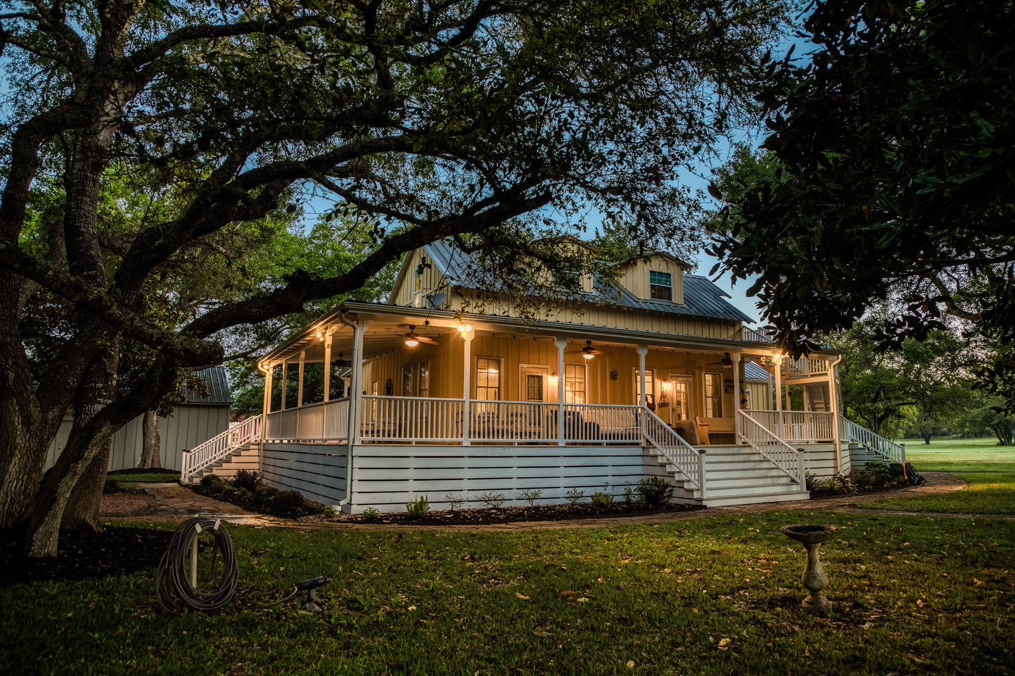 1585 Round Top Road Round Top, TX 78954 - Photo 10 of 26 a view of house with backyard