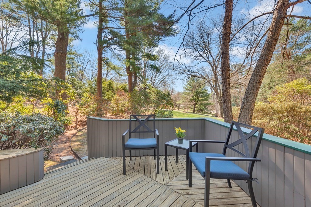 2 Field Road Lexington, MA 02421 - Photo 20 of 32 a view of chair and table in the deck