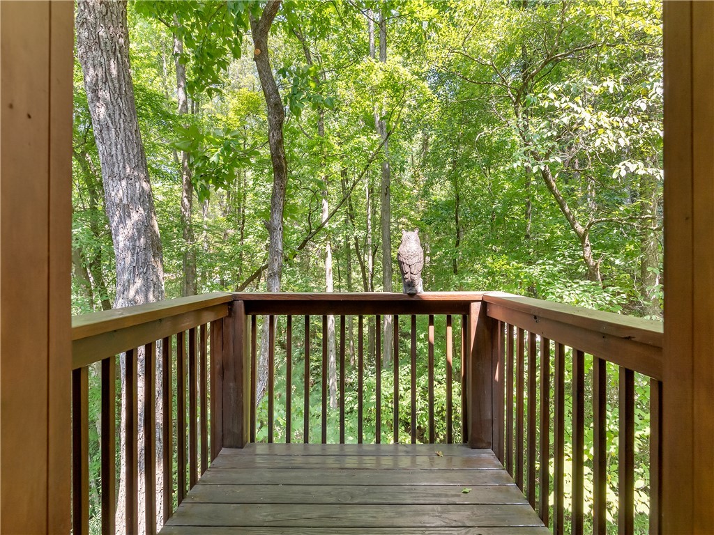555 Chattooga Lake Road Mountain Rest, SC 29664 - Photo 17 of 45 Primary bedroom balcony,