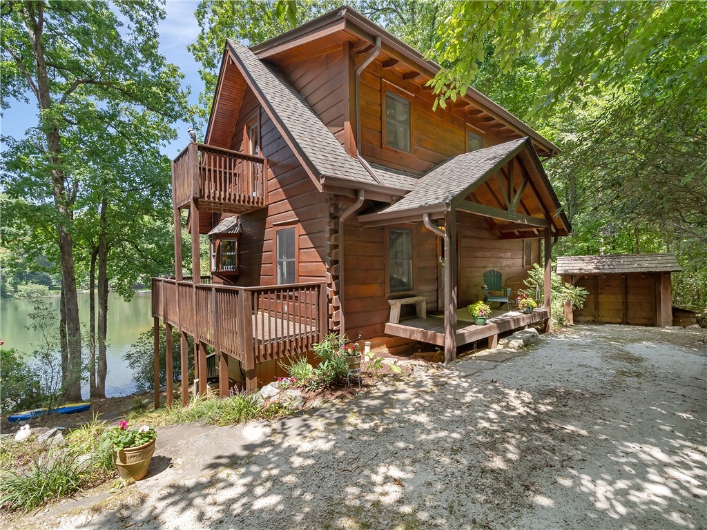 555 Chattooga Lake Road Mountain Rest, SC 29664 - Photo 25 of 45 Front entrance to home