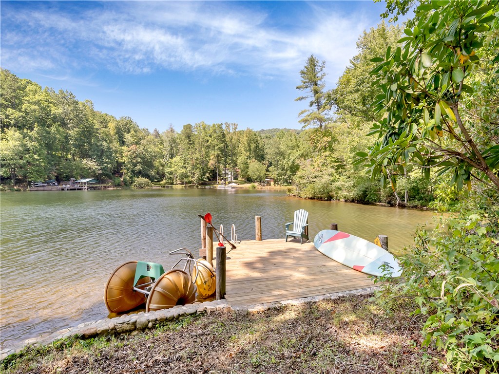 555 Chattooga Lake Road Mountain Rest, SC 29664 - Photo 34 of 45 Dock and beach toys.
