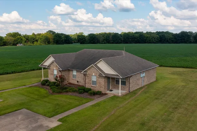 a balcony with a yard