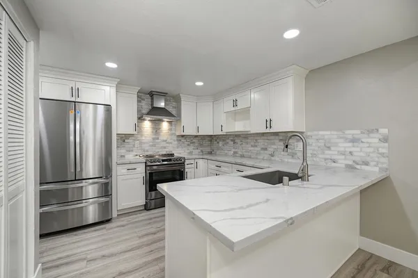 a view of a walk in closet