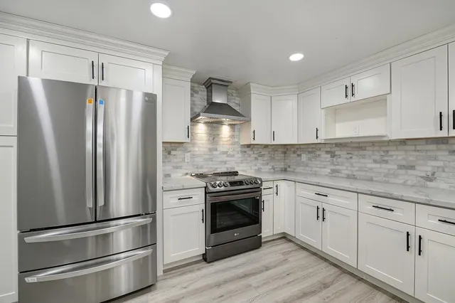 a view of a house with a door