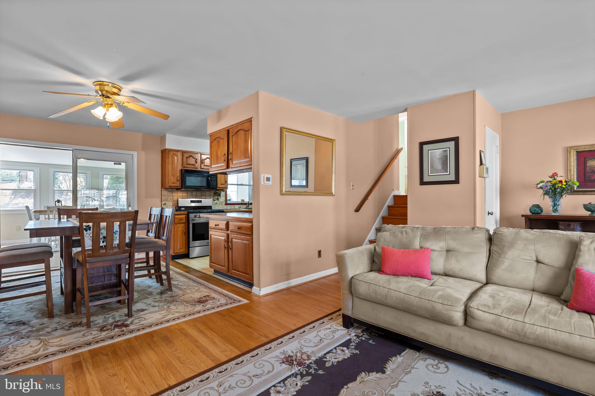 211 Rolling Hill Road Elkins Park, PA 19027 - Photo 8 of 41 a living room with furniture and wooden floor