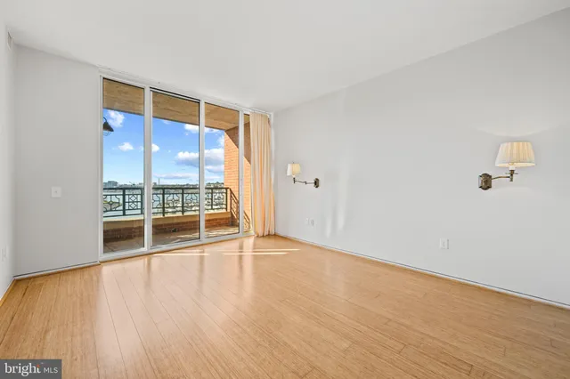 a view of city from a balcony