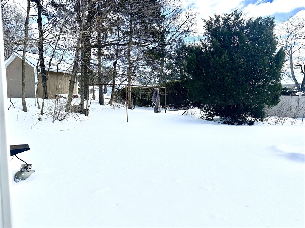 310 Palmer Road Ware, MA 01082 - Photo 14 of 16 a view of a snow yard covered with snow