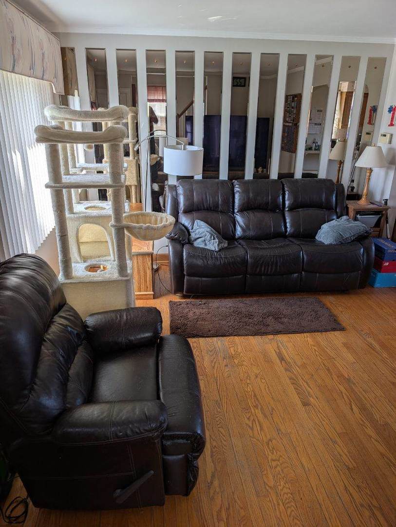 1673 Linden Street Des Plaines, IL 60018 - Photo 6 of 9 a living room with furniture and a large window