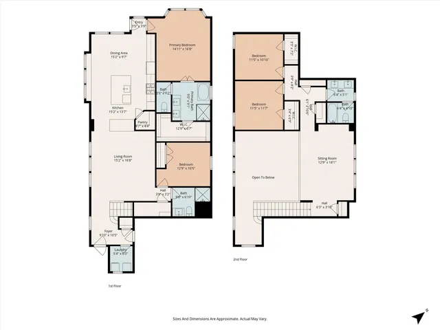 a picture of a floor plan
