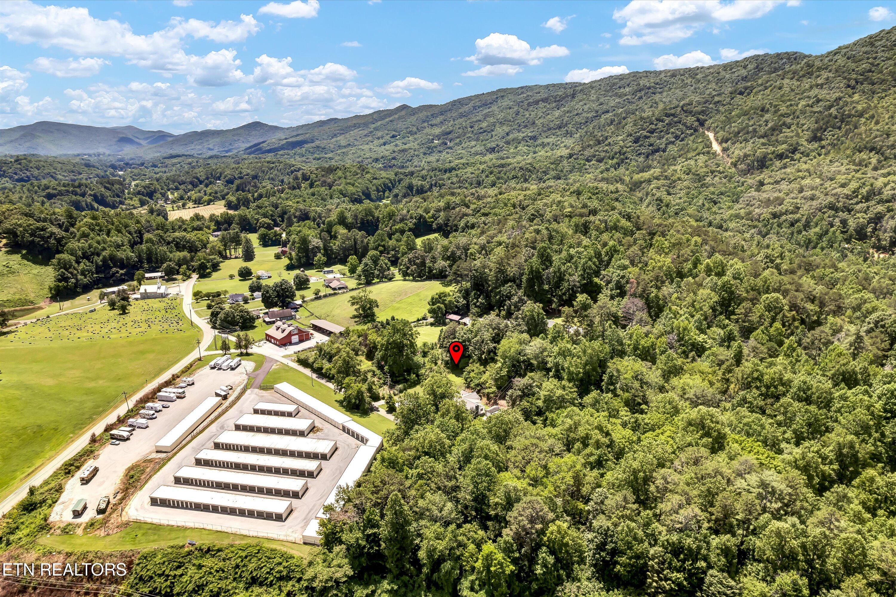 224 West Millers Cove Road Walland, TN 37886 - Photo 37 of 39 Aerial w/ Marker