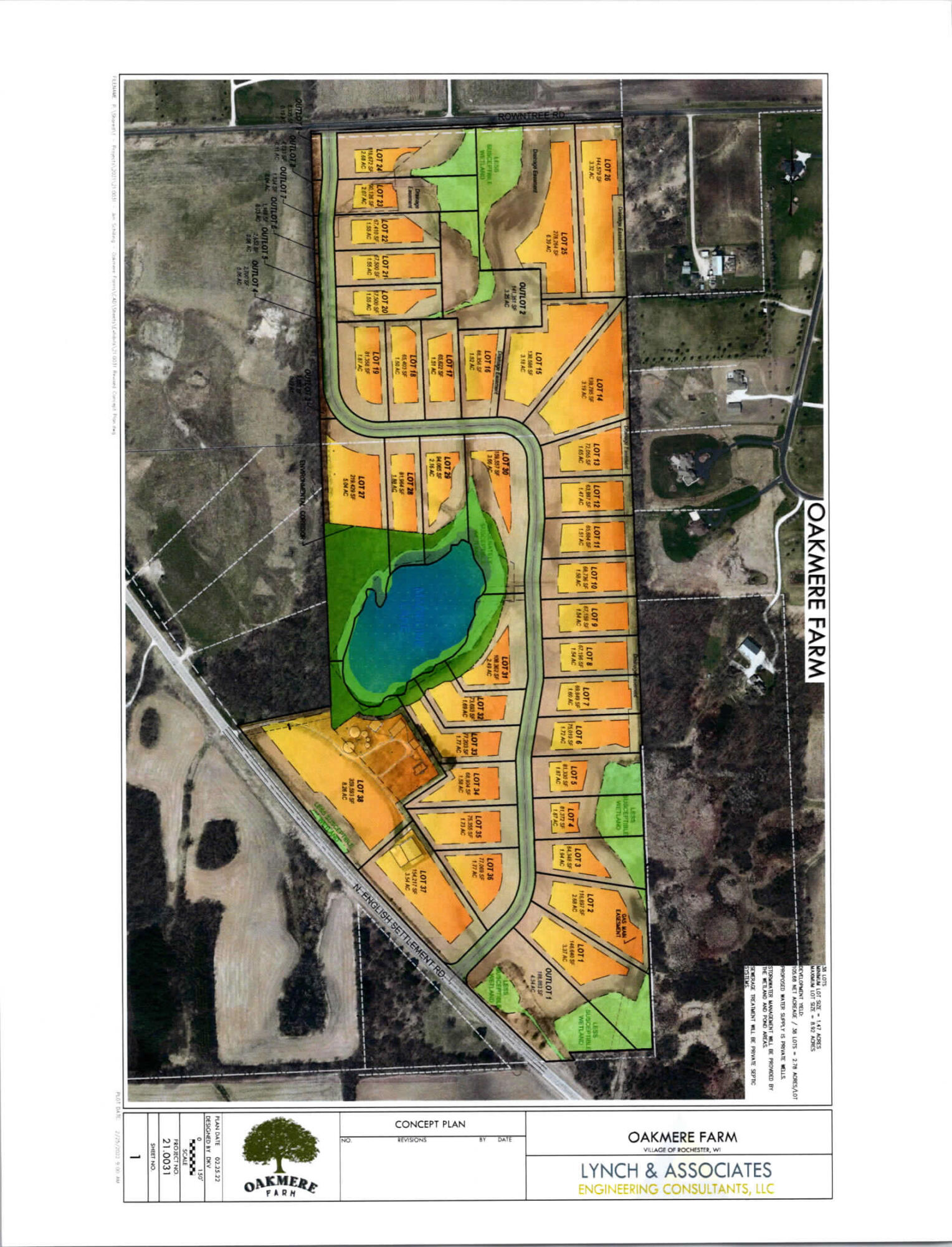 1007 Beere Lane Burlington, WI 53105 - Photo 8 of 8 Colored Plat