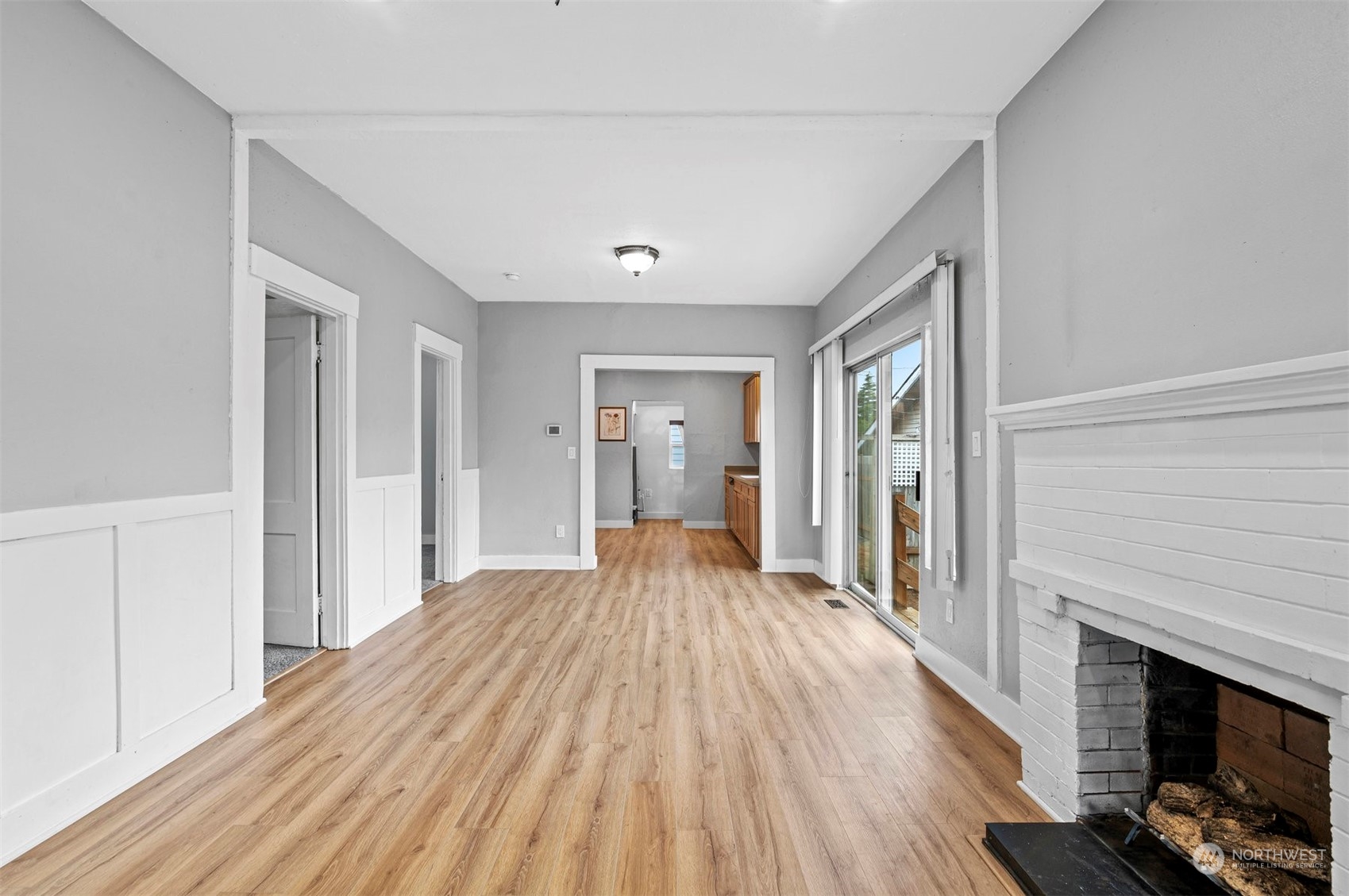 3015 21st Street Everett, WA 98201 - Photo 9 of 26 a view of a living room with a fireplace