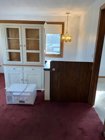 a view of road and yard