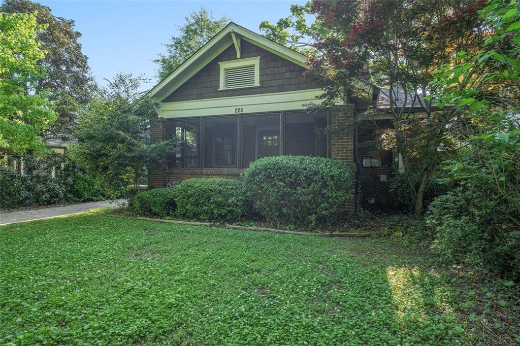 220 5th Avenue Decatur, GA 30030 - Photo 1 of 1 a front view of house with yard and green space