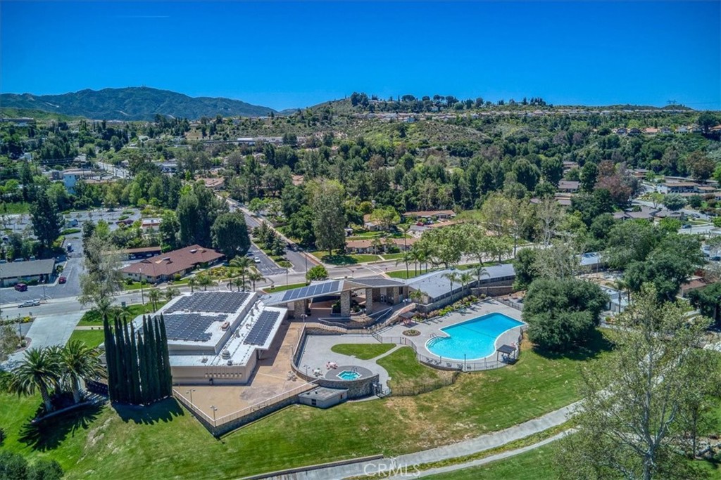19334 Oak Crossing Road Newhall, CA 91321 - Photo 22 of 36 an aerial view of a house with outdoor space