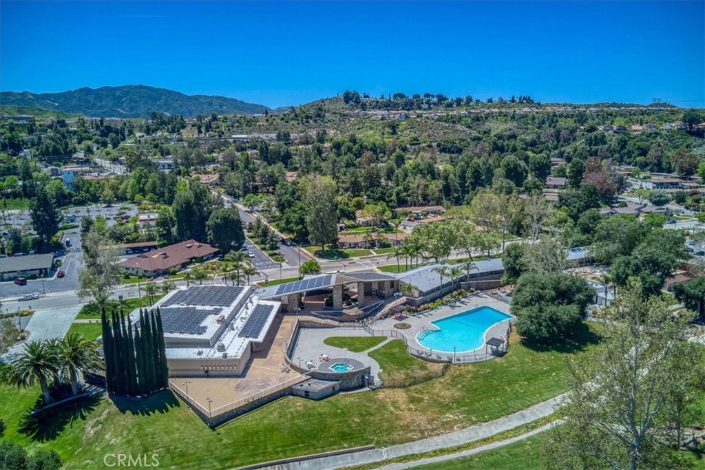 19334 Oak Crossing Road Newhall, CA 91321 - Photo 22 of 36 an aerial view of a house with outdoor space