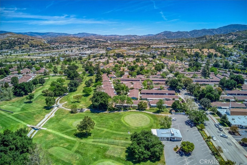 19334 Oak Crossing Road Newhall, CA 91321 - Photo 23 of 36 an aerial view of residential houses with outdoor space and trees