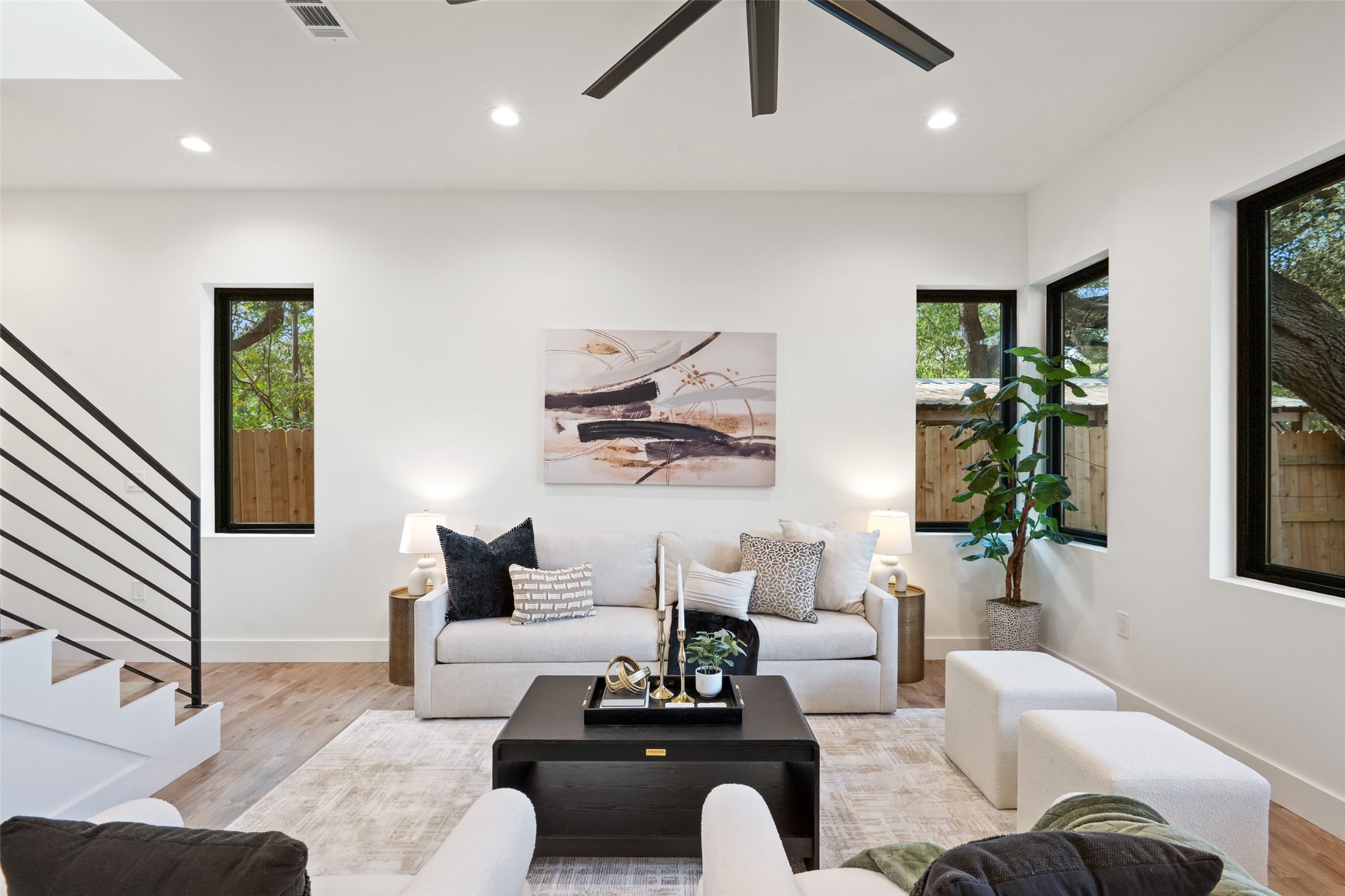 4407 Merle Drive, Unit A Austin, TX 78745 - Photo 3 of 37 a living room with furniture