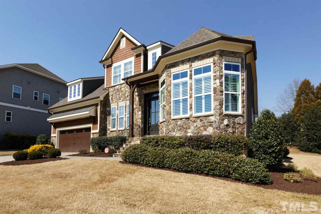 8205 Cranes View Place East Raleigh, NC 27615 - Photo 4 of 30 a front view of a house with a yard