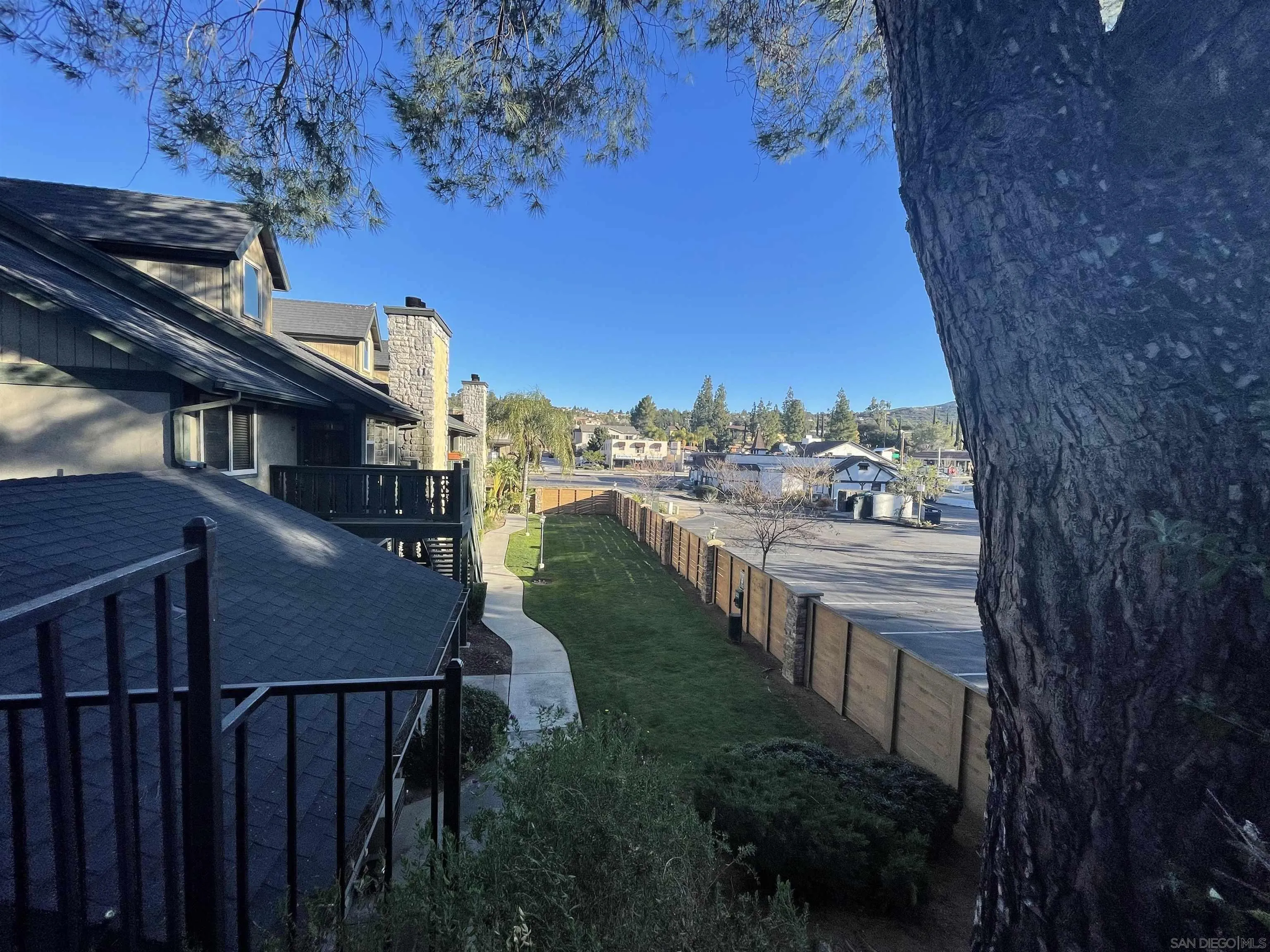 1434 Marshall Road, Unit 56 Alpine, CA 91901 - Photo 14 of 15 a view of a balcony with an outdoor space