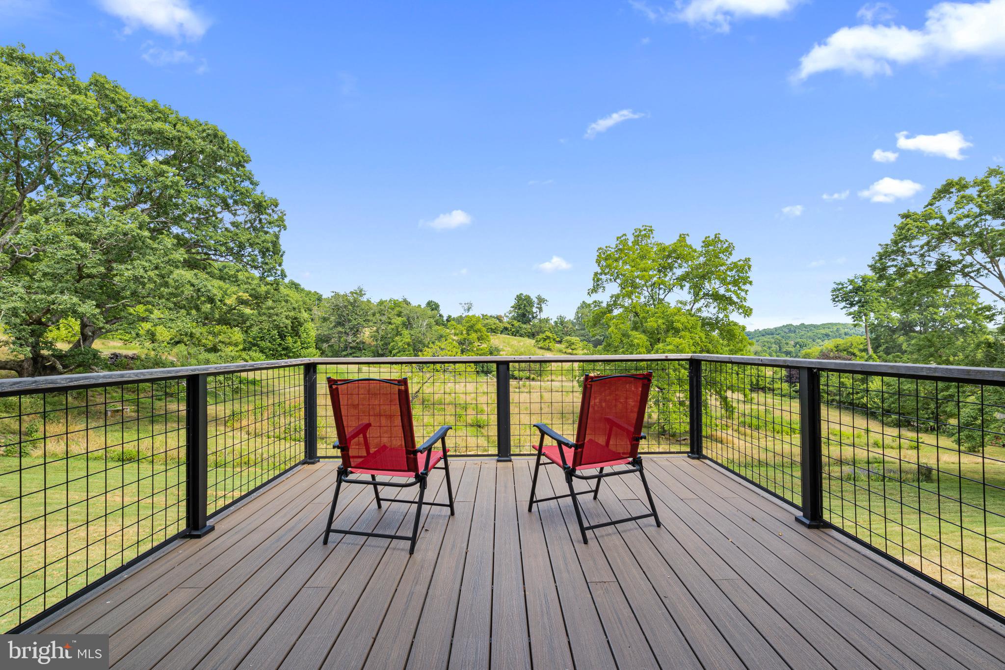 12336 Moss Hollow Road Markham, VA 22643 - Photo 24 of 43 Balcony overlooking 5.15 acres
