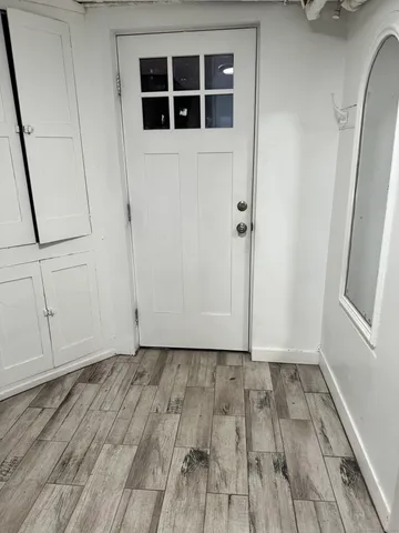 a view of wooden floor