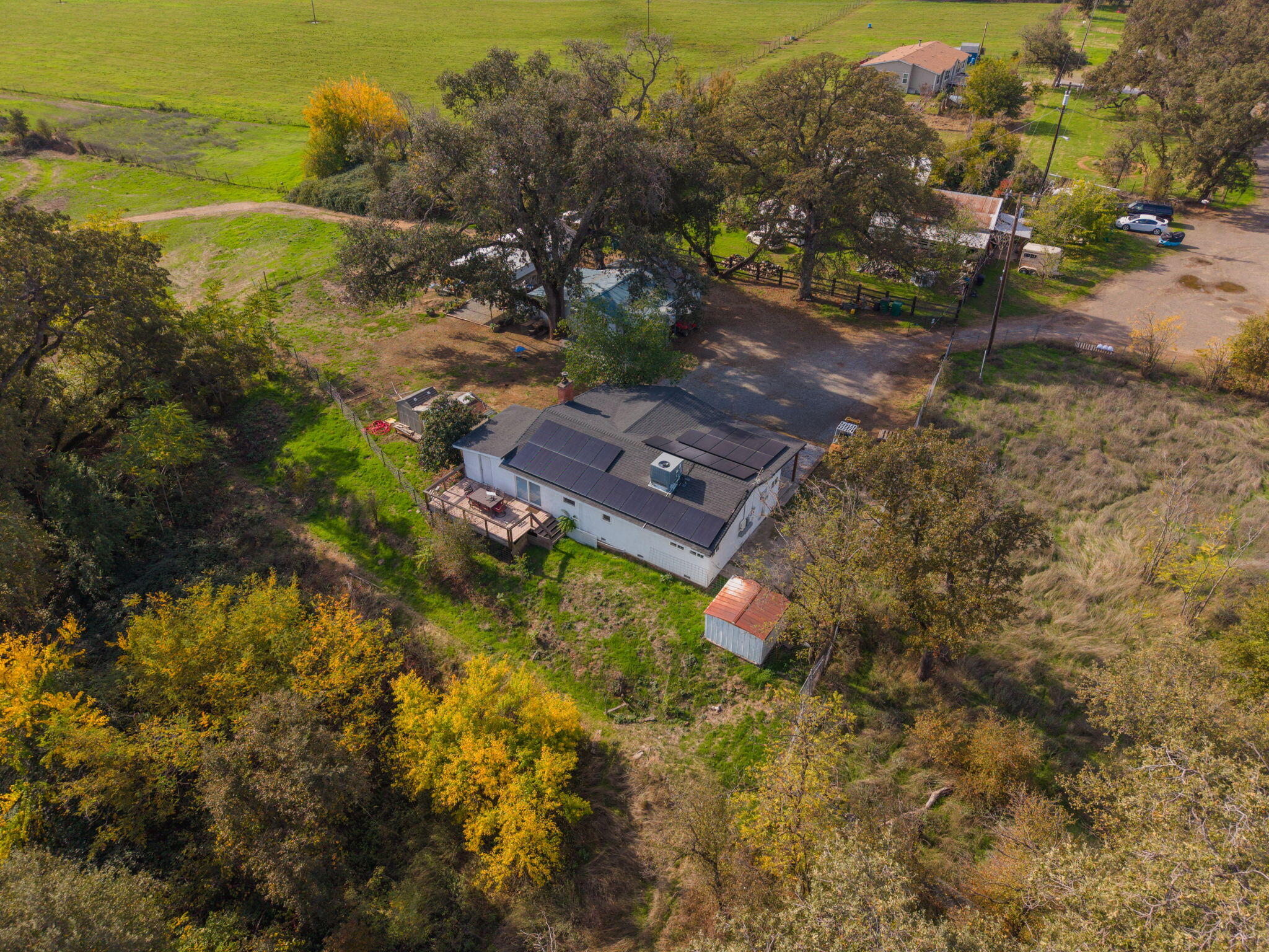 22945 Adobe Road Cottonwood, CA 96022 - Photo 39 of 40 a view of a yard with an outdoor space