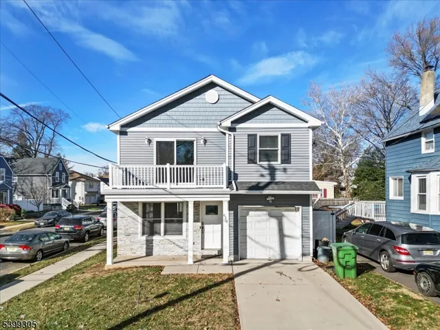 a house view with a garden space