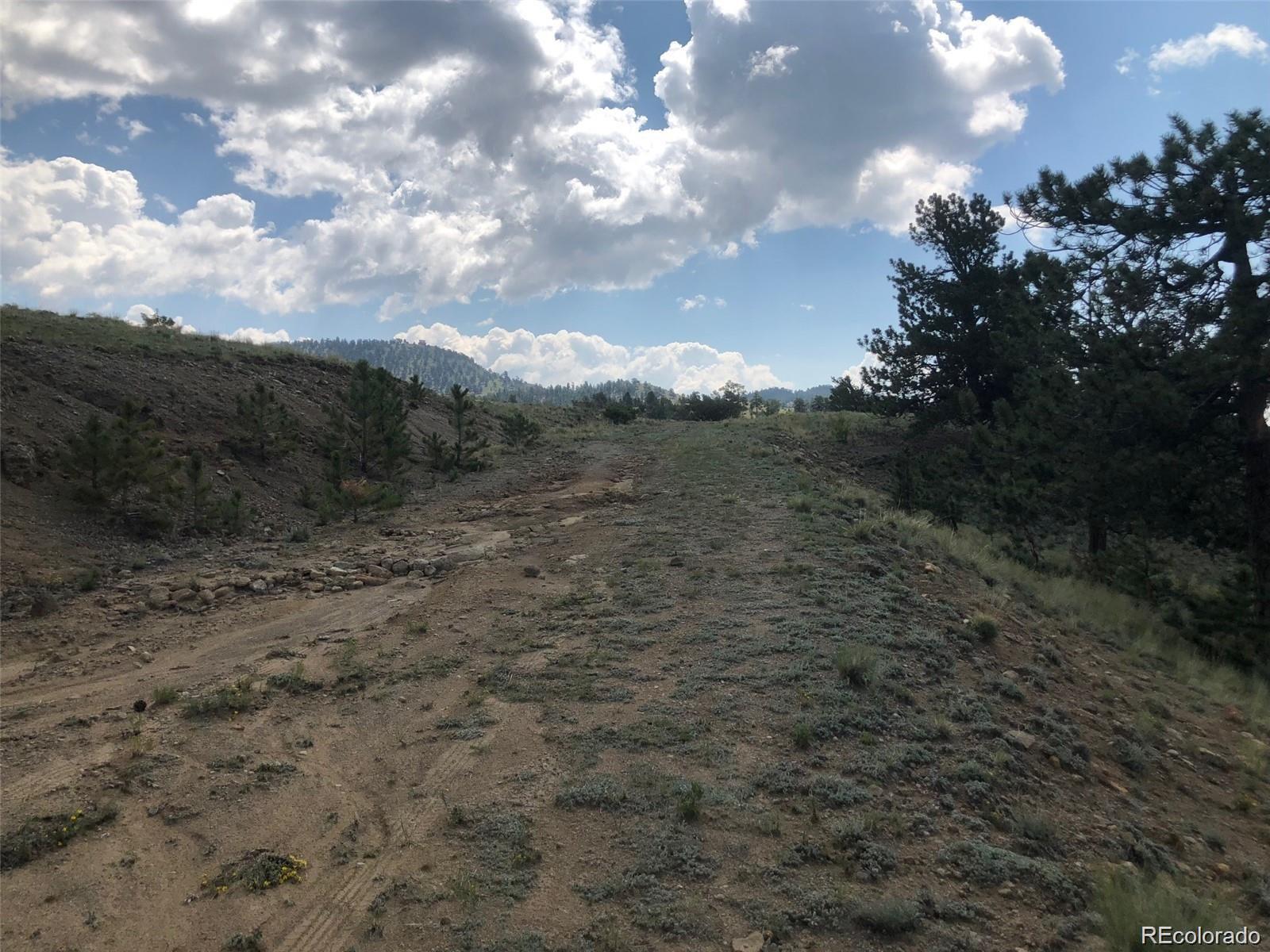 0 Hardwood Loop Hartsel, CO 80449 - Photo 13 of 15 a view of a dry yard with trees in the background