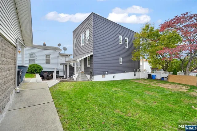 a view of a house with a patio