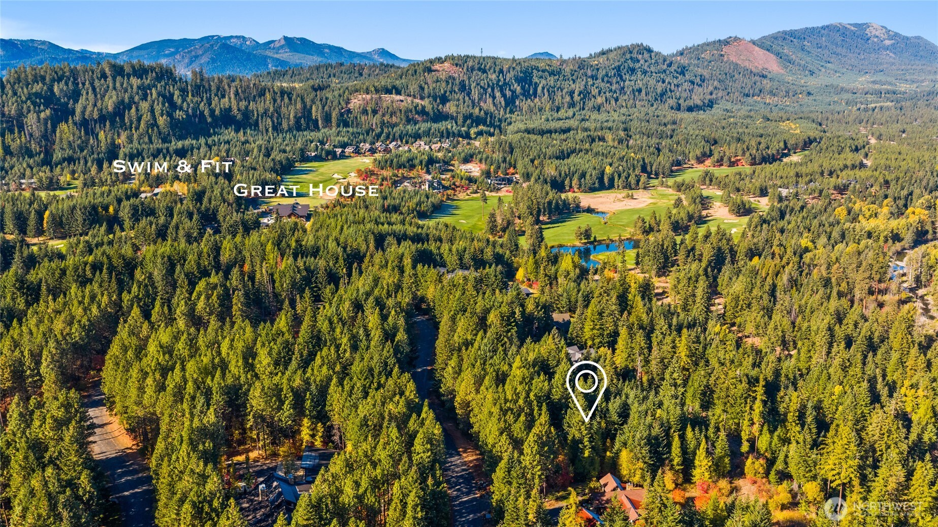 430 Iron Monarch Loop Cle Elum, WA 98922 - Photo 16 of 35 a view of a city with lush green forest