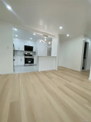 a view of kitchen and microwave