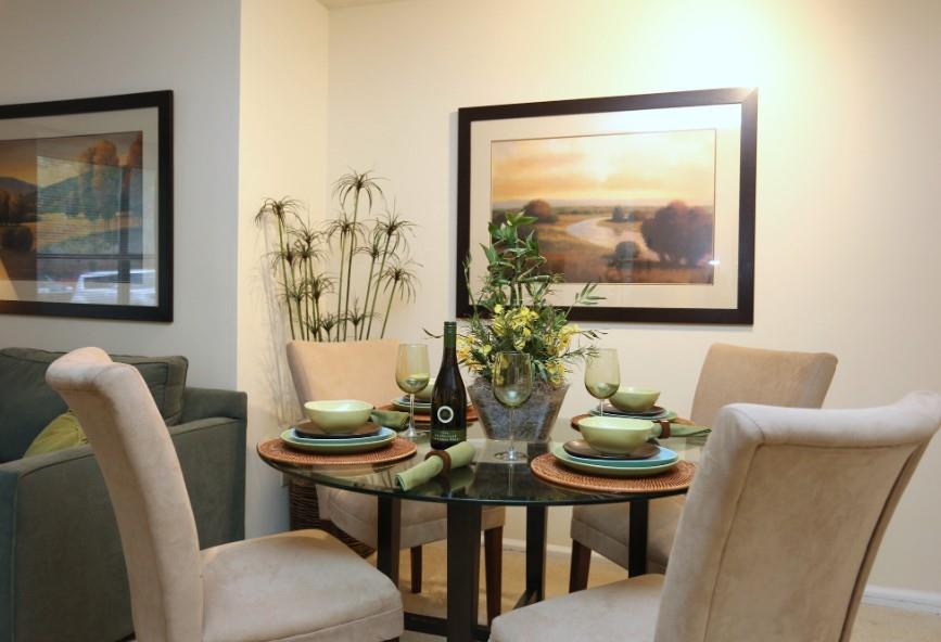 3450 K Jones Mill Road, Unit 218 Norcross, GA 30092 - Photo 6 of 29 a view of a dining room with furniture and window