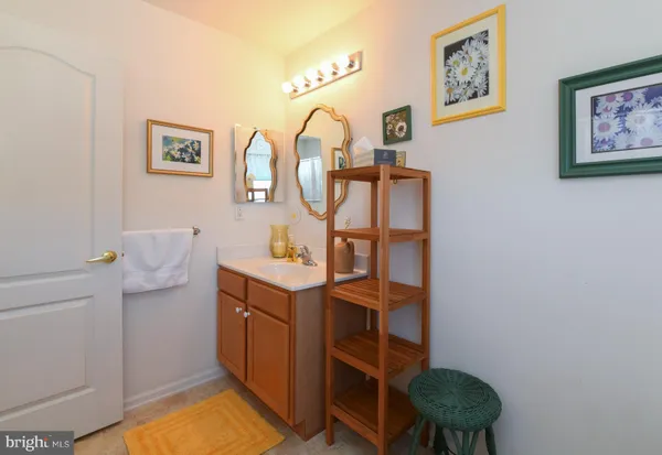 a view of a storage and utility room in a room