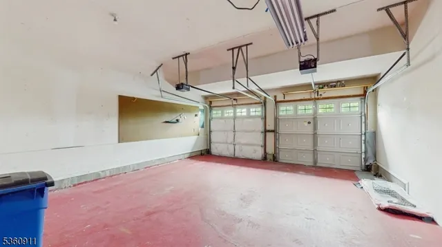 a view of a garage