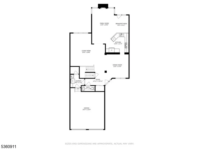 a picture of a floor plan